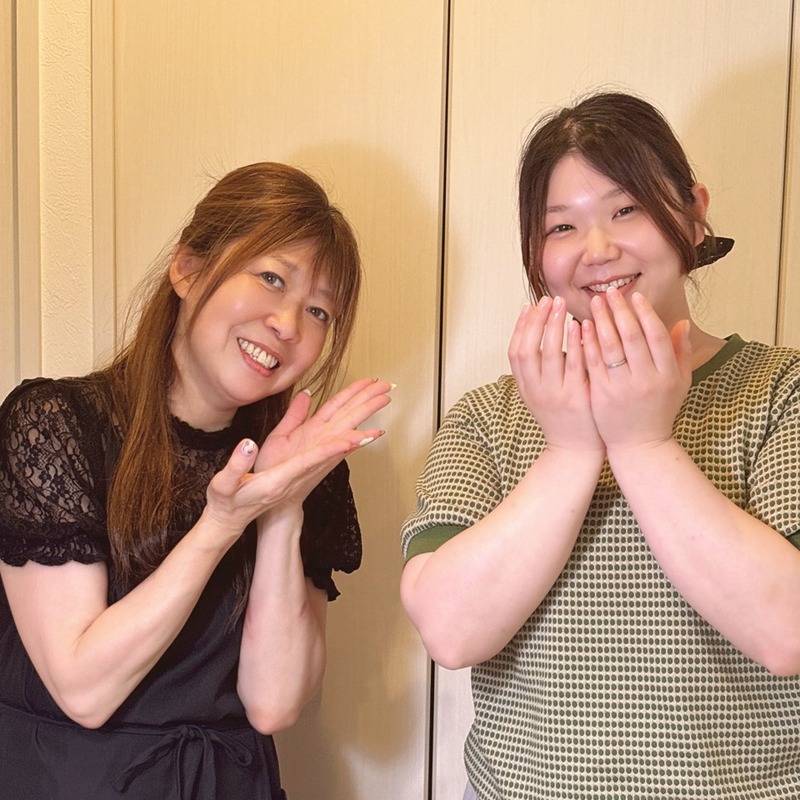海田町 Nail House Vivian お客様の声1 yukaさん 30代 ご来店時の様子