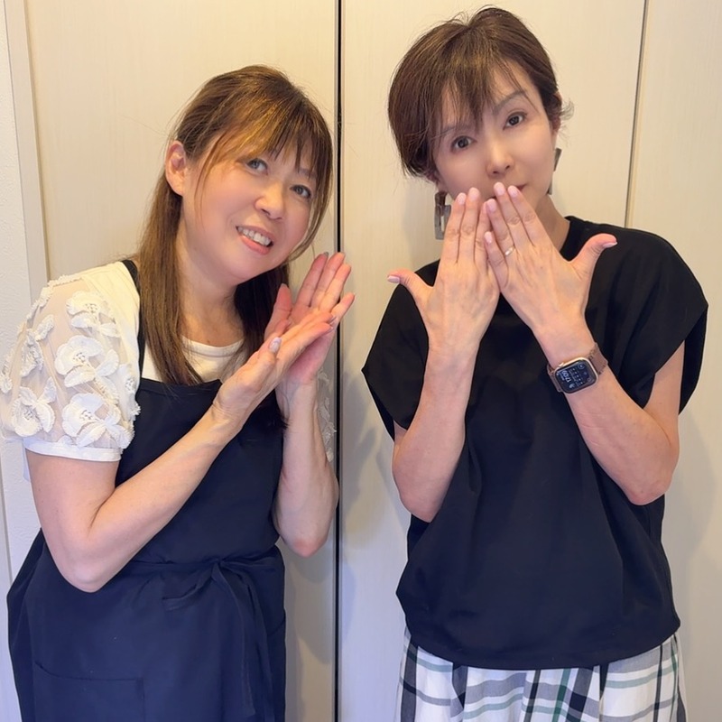 海田町 Nail House Vivian お客様の声2 SAYURIさん 50代 ご来店時の様子